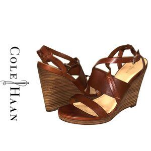 Brown Cole Haan x Nike Air Wedges - Size 8.5